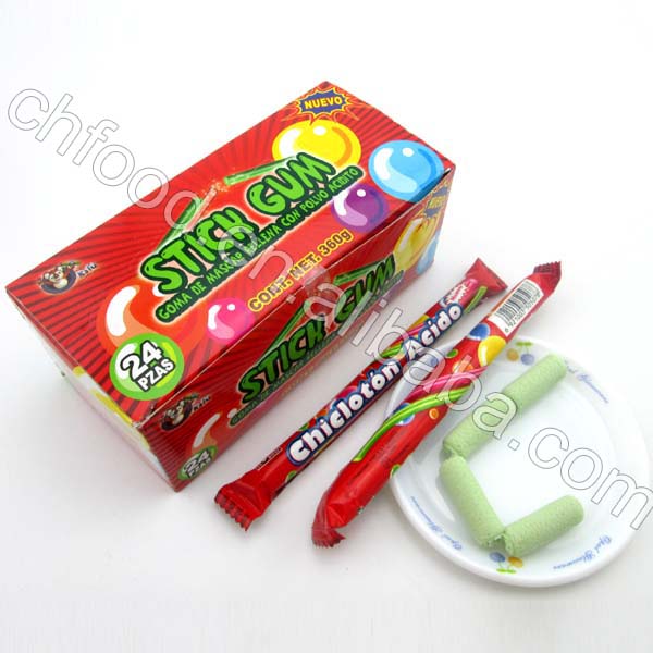Bubble Gum Stick With Sour Powder/Bubble Gum Candy,China CHFOOD price ...