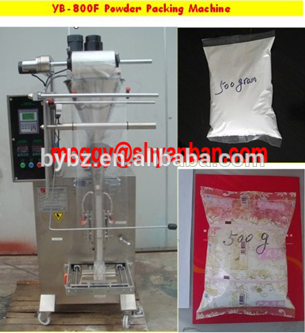 YB-800F PLC Controller Vetical Cocoa Rice Powder Packing Machine 1000g