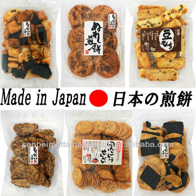 Japan rice tradition food say sauce sesame black pepper cookie 