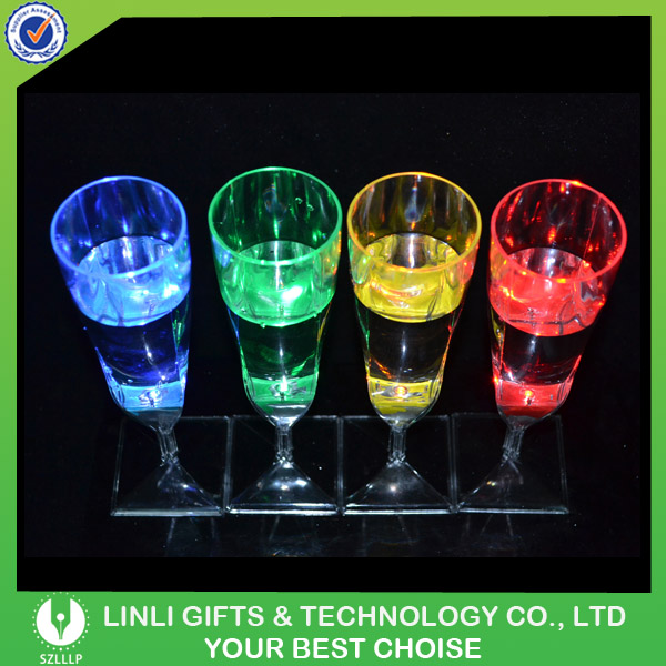 Waterproof LED Glow Champagne Glass,China Glow Champagne Glass price ...