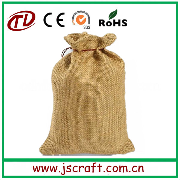 Wholesale durable eco reusable jute bag for rice packaging jute bag packaging bag China TL price supplier 21food