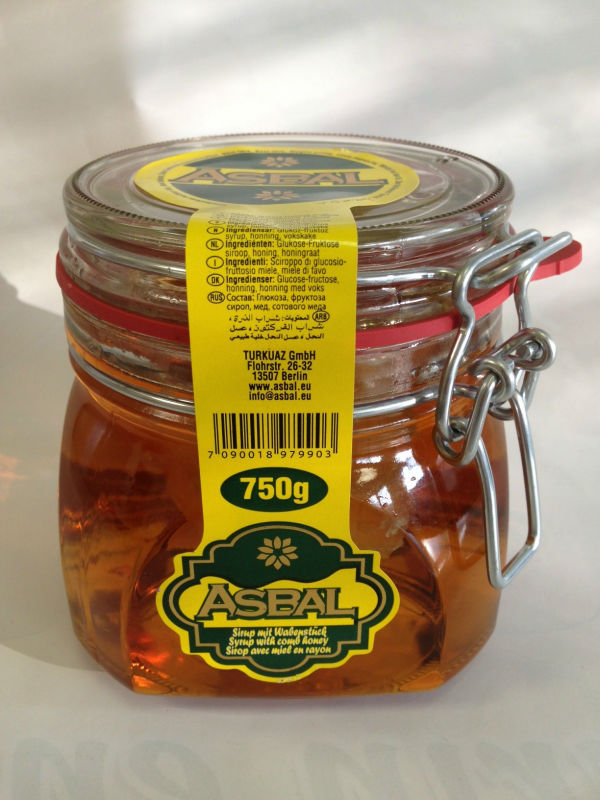 Asbal 750 g Syrup with Honey Comb