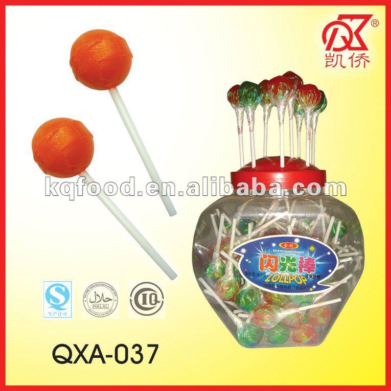 12g Halal Crystal Colourful Lollipop Candy,China KAIQIAO price supplier ...