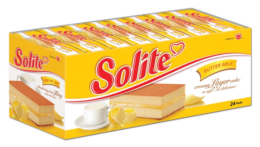 KINH DO Solite Butter Milk Cake 蛋捲糕 20*18g Bánh Trứng Kinh Đô