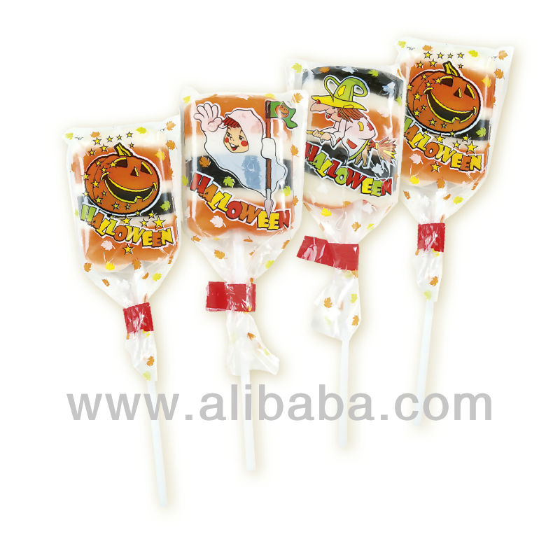 Hard candy lollipop 20g HALLOWEEN theme,Poland price supplier 21food