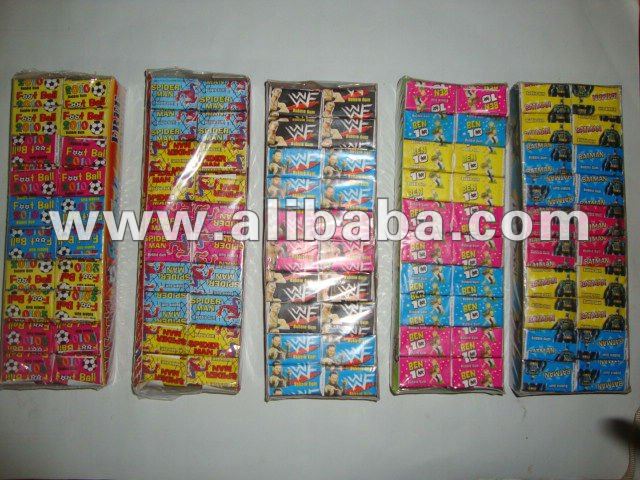 Bazooka Tattoo Bubble GumChina lifu price supplier  21food