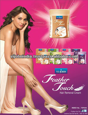VIJOHN Feather Touch Haldi  Chandan Hair Removal Cream Pack of 6