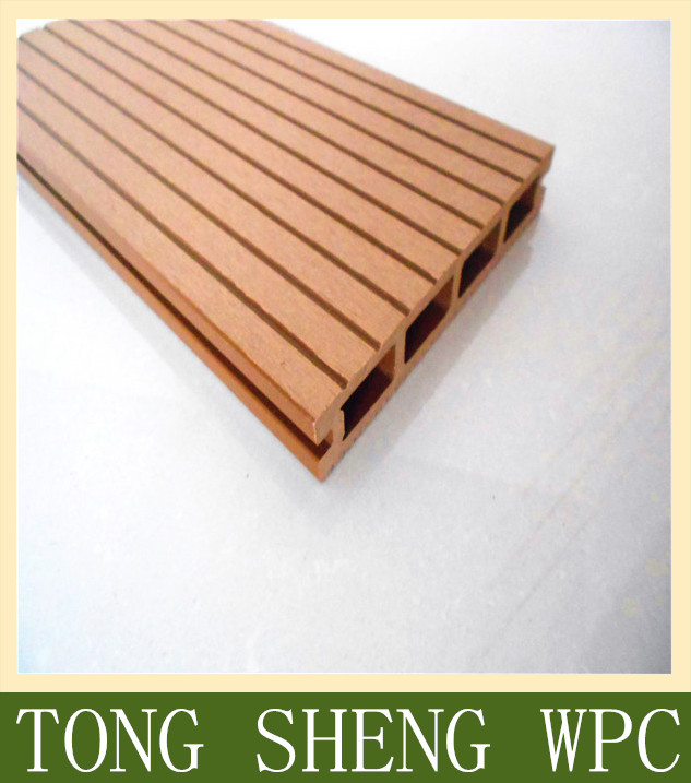 Solid wpc flooring/ wpc decking with CE certificate,China TONGSHENG ...