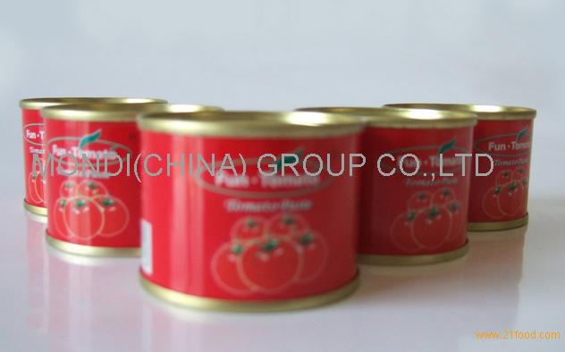 70g tomato paste in tins