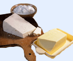 Butter Yellow & White