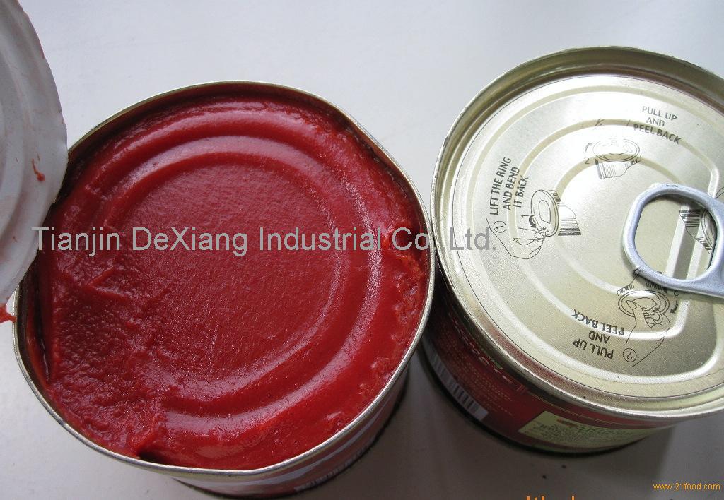 Brix 28 30 70g Canned Tomato Pastechina Tomato Paste Price Supplier 21food 9931