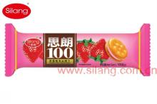 100g Strawberry Flavor Sandwich Biscuits