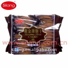 Hot sale 285g Thin Cracker Sesame Barbecue Flavor