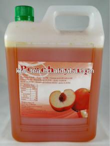 Peach syrup/concentrated fruit juice for Taiwan bubble tea