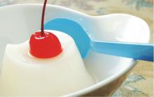  Double - layer  steamed milk, pudding powder