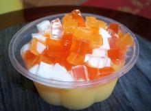 Mango flavor instant jelly powder