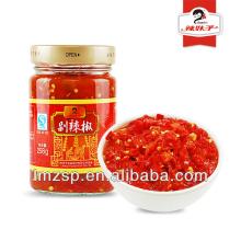 cheap and hot sale 258g chopped chili sauce in china factory