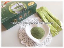 Powder beverage called Tanrei aojiru Japanese green juice