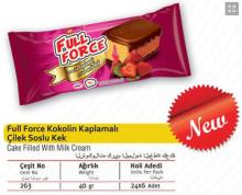 Full Force Strawberry Flavored Cake 40 gr.