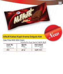 Alfajr Cacao coated cake 35 gr.