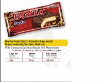 BRELLA MILKY COMPOUND SANDWICH BISCUITS WITH MARSHMALLOW 60 GR 4 L