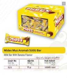 Mides Milk Bar With Banana Flavor