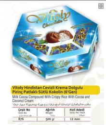 Vitoly Milk Cocoa Compound Gift Group Chocolate