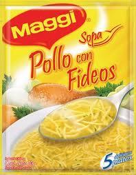 Soup Maggi Chiken With Fideos
