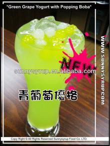 Bubble Tea Green  Grape   Concentrate d  Juice  & Syrup