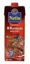 NETTO %100 8 Red Fruit Juice