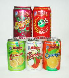 Carbonated Soft Drink in 330ml Aluminum Can - Bidrico Brand