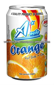 Orange Juice Drink in 330ml Can - A*NUTA Brand