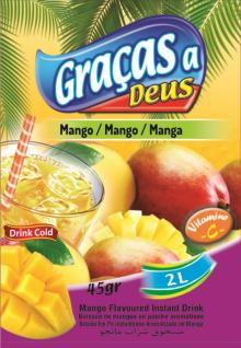 Mango Powdered Flavored Drink 45 gr 2 lt