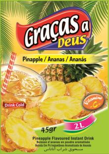 Pineapple Powdered Flavored Drink 45 gr 2 lt