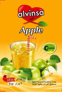 Apple Flavored Powdered 9 gr Instant Drink