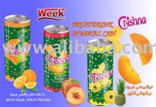 juice , fruity drink in metal can
