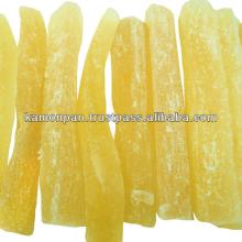 Dried Pineapple Core Stick 8-10 mm. Natural Color 300 ppm max SO2