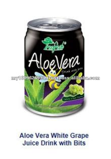 Aloe Vera White Grape Juice Drink With Bits