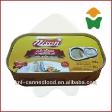 125g canned sardine in oil 125gX50tins