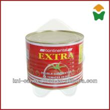 Tomato paste machine for good quality paste 2200gX6tins
