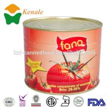 15119 2200g round metal tin tomato paste can 2200gX6tins