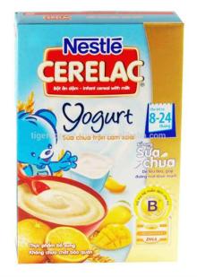 NESTLE CERELAC YOGURT MIXED ORANGE AND MANGO INFANT CEREAL WITH MILK BOX 200G