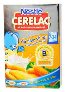 NESTLE CERELAC CHICKEN AND CARROT INFANT CEREAL WITH MILK BOX 200G