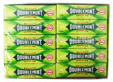 DOUBLEMINT PEPPERMINT CHEWING GUM BAR 5 STICKS/WRIGLEYS CHEWING GUM