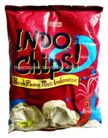 OISHI INDO CHIPS SQUID FLAVOR PACK 48G