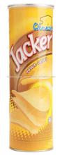 JACKER CRISPS CHEESE FLAVOR CANISTER 160G/JACKER POTATO CHIPS/JACKER POTATO SNACK