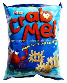 OISHI SNACK CRAB &  TAMARIND   SAUCE  FLAVOR PACK 48G