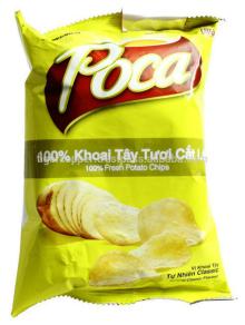 POCA 100% FRESH POTATO CHIPSNATURAL CLASSIC FLAVOUR PACK 27G