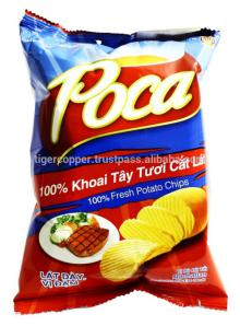 POCA 100% FRESH POTATO CHIPS MANHATTAN RIB - EYE STEAK PACK 27G