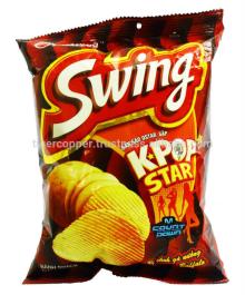 SWING POTATO CHIPS BUFFALO CHICKEN FLAVOR PACK 24G/ORION SNACKS